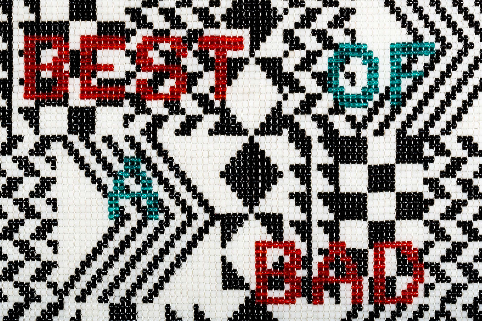 Jeffrey Gibson, MAKING THE BEST OF A BAD SITUATION, 2017