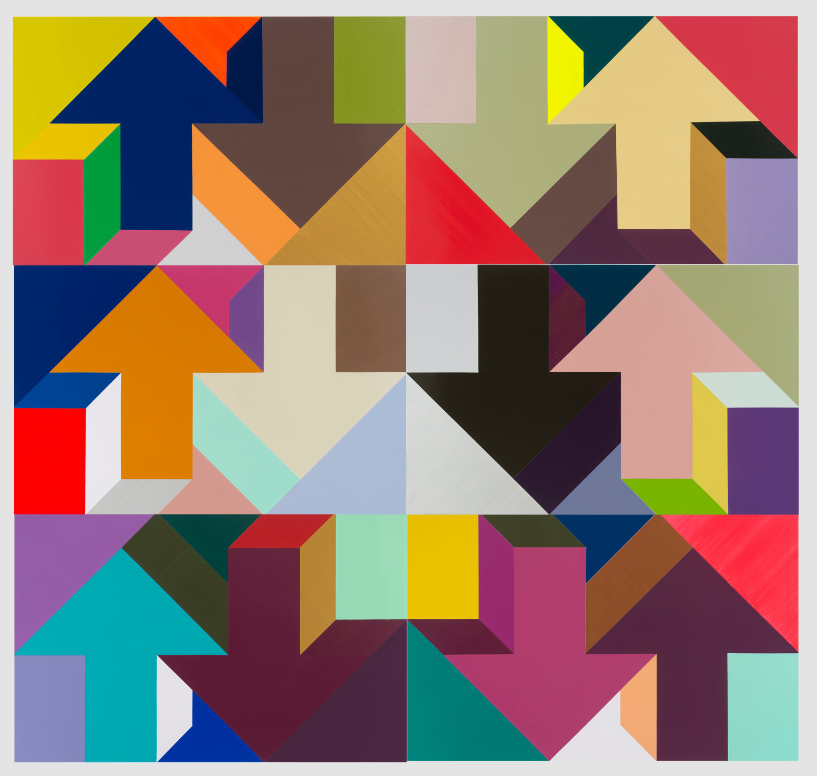 Tony Tasset, Arrow Painting 26, 2015