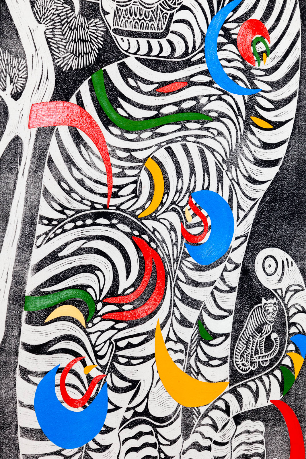 Kour Pour, Kkachi Horangi (Magpie and Tiger), 2021