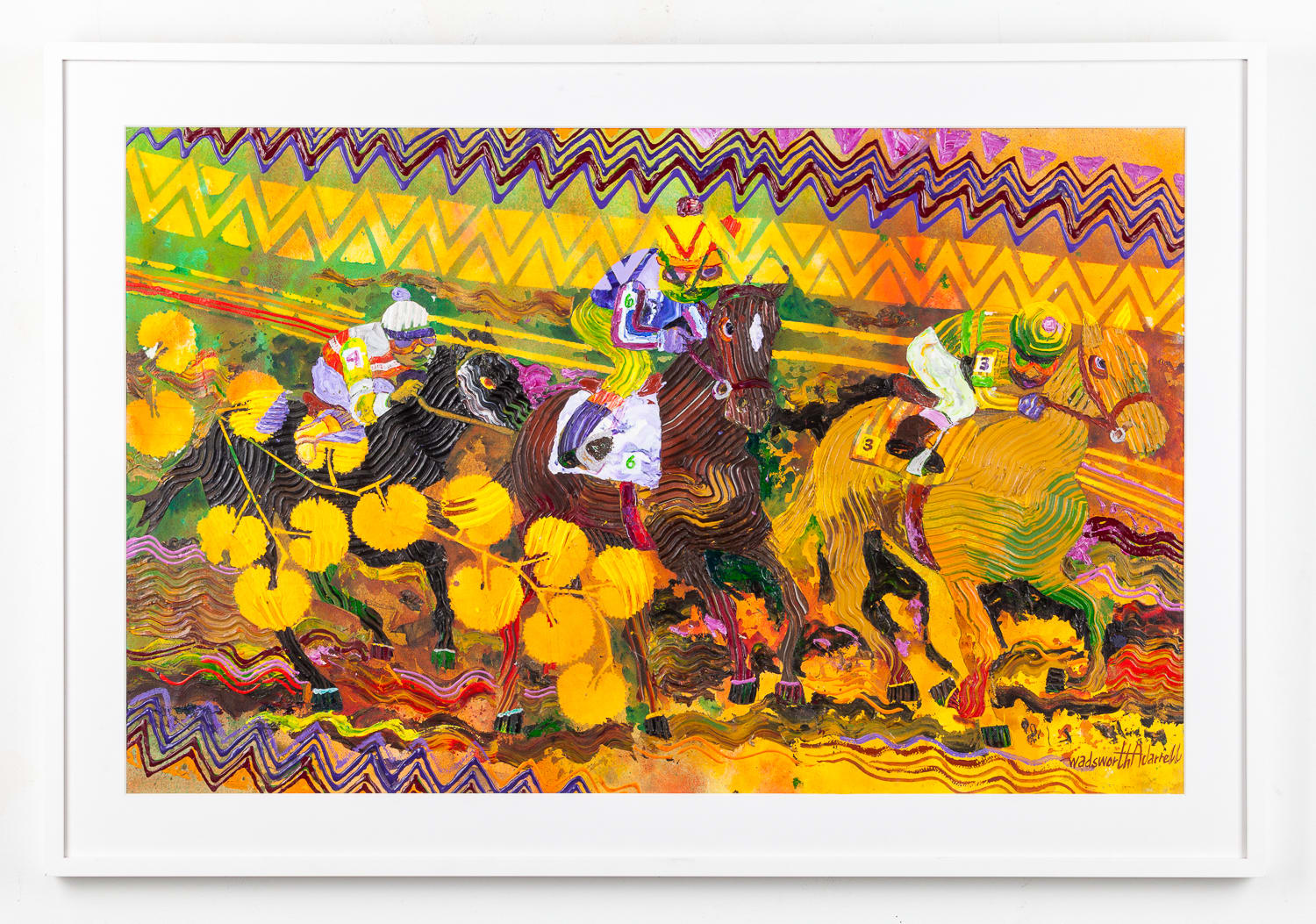 Wadsworth Jarrell, At the Races, 1992