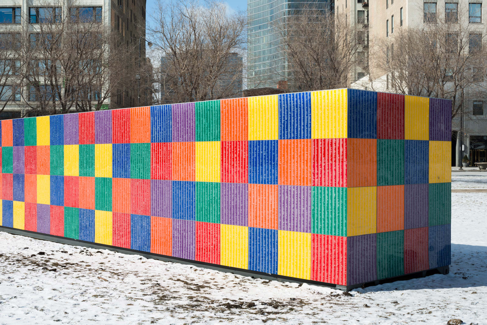 Tony Tasset, Artist Monument, 2014