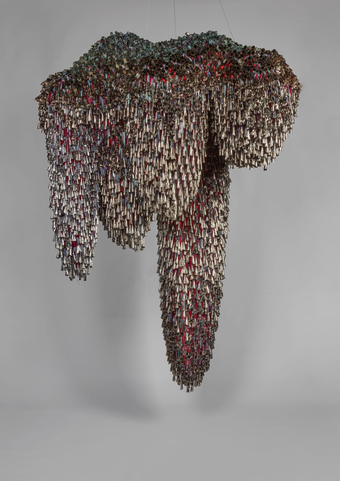 Marie Watt, Sky Dances Light: Forest VI, 2023