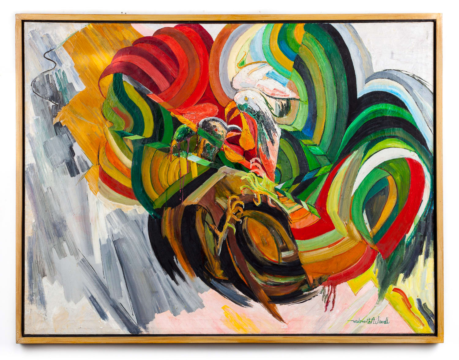 Wadsworth Jarrell, Cockfight, 1965