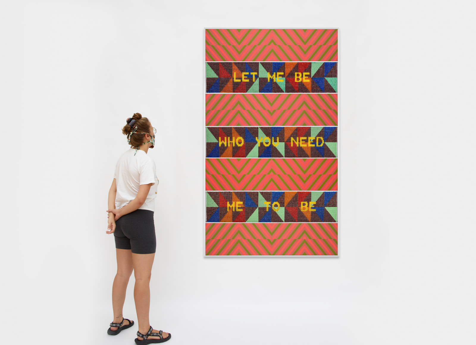 Jeffrey Gibson, LET ME BE WHO YOU NEED ME TO BE, 2020