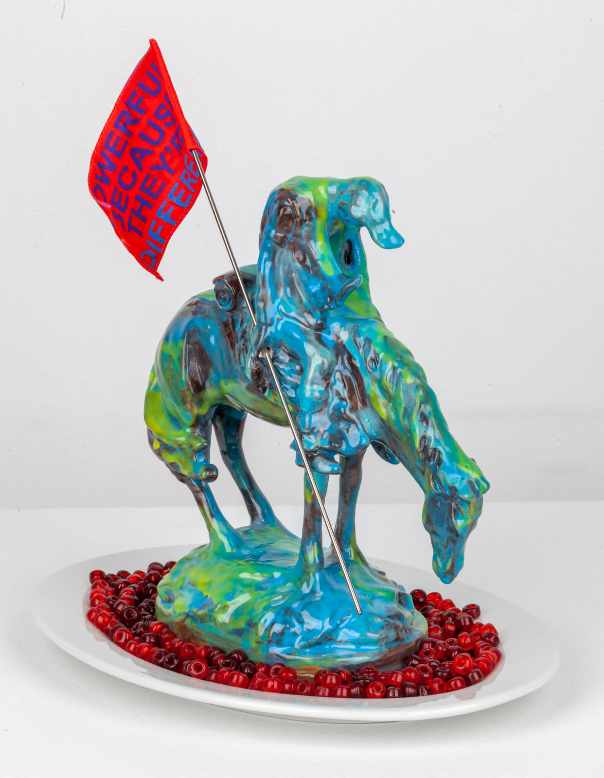 Jeffrey Gibson, POWERFUL BECAUSE THEY’RE DIFFERENT , 2021