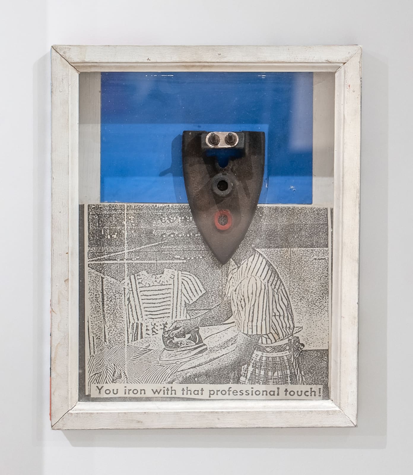 Willie Cole, Untitled (you iron with that professional touch) ), 1989