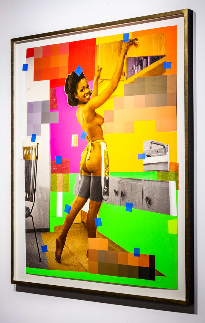 Mickalene Thomas, Jet Blue #8, 2019