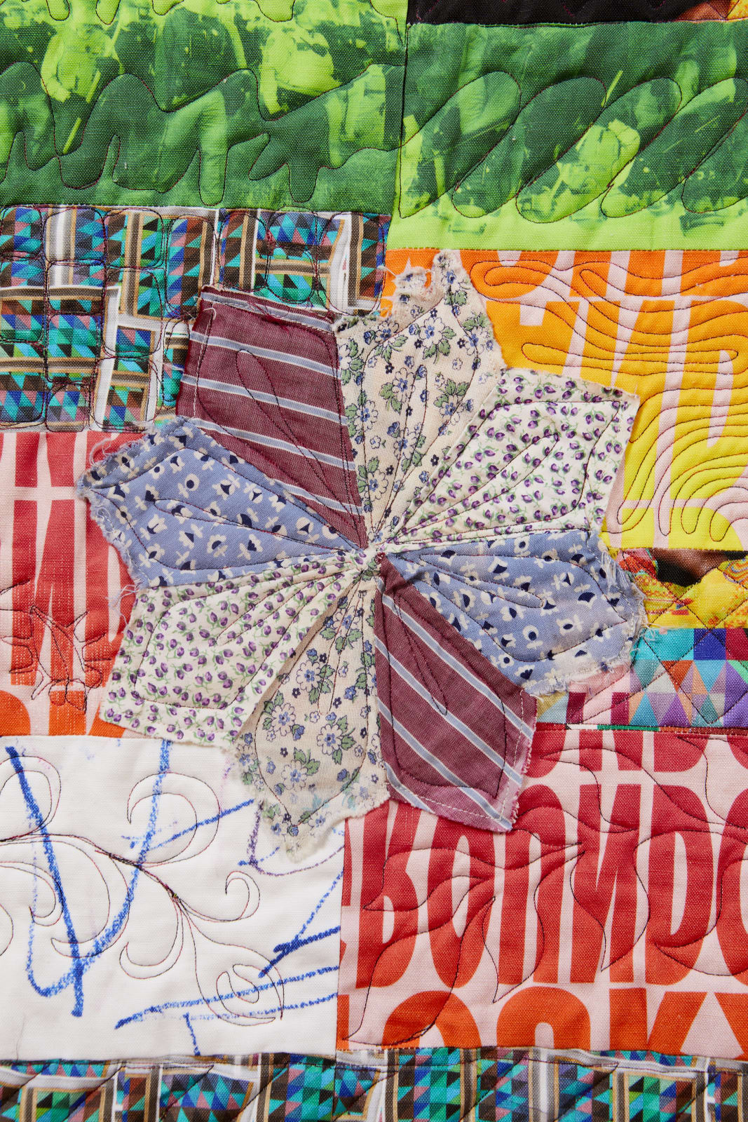 Jeffrey Gibson, PROTECTS THE LAND, 2019