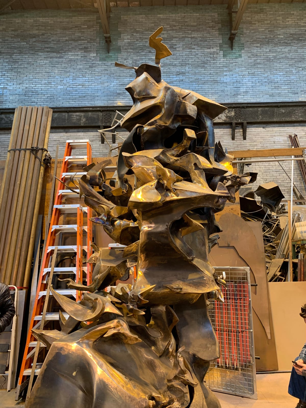 Richard Hunt, Studio Visit, 2019