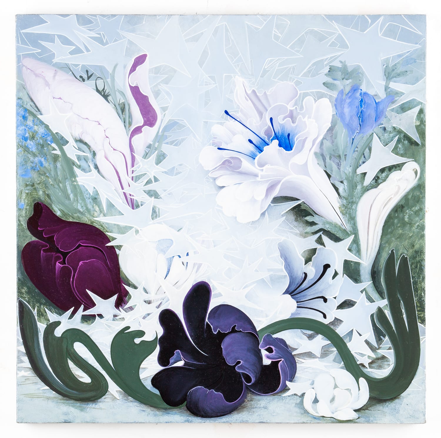 Inka Essenhigh, Flowers in Starlight, 2018