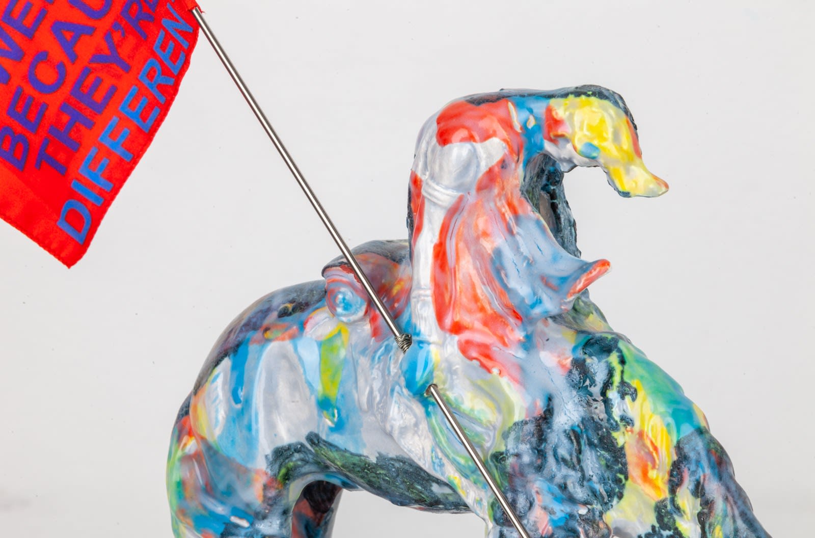 Jeffrey Gibson, POWERFUL BECAUSE THEY’RE DIFFERENT , 2021