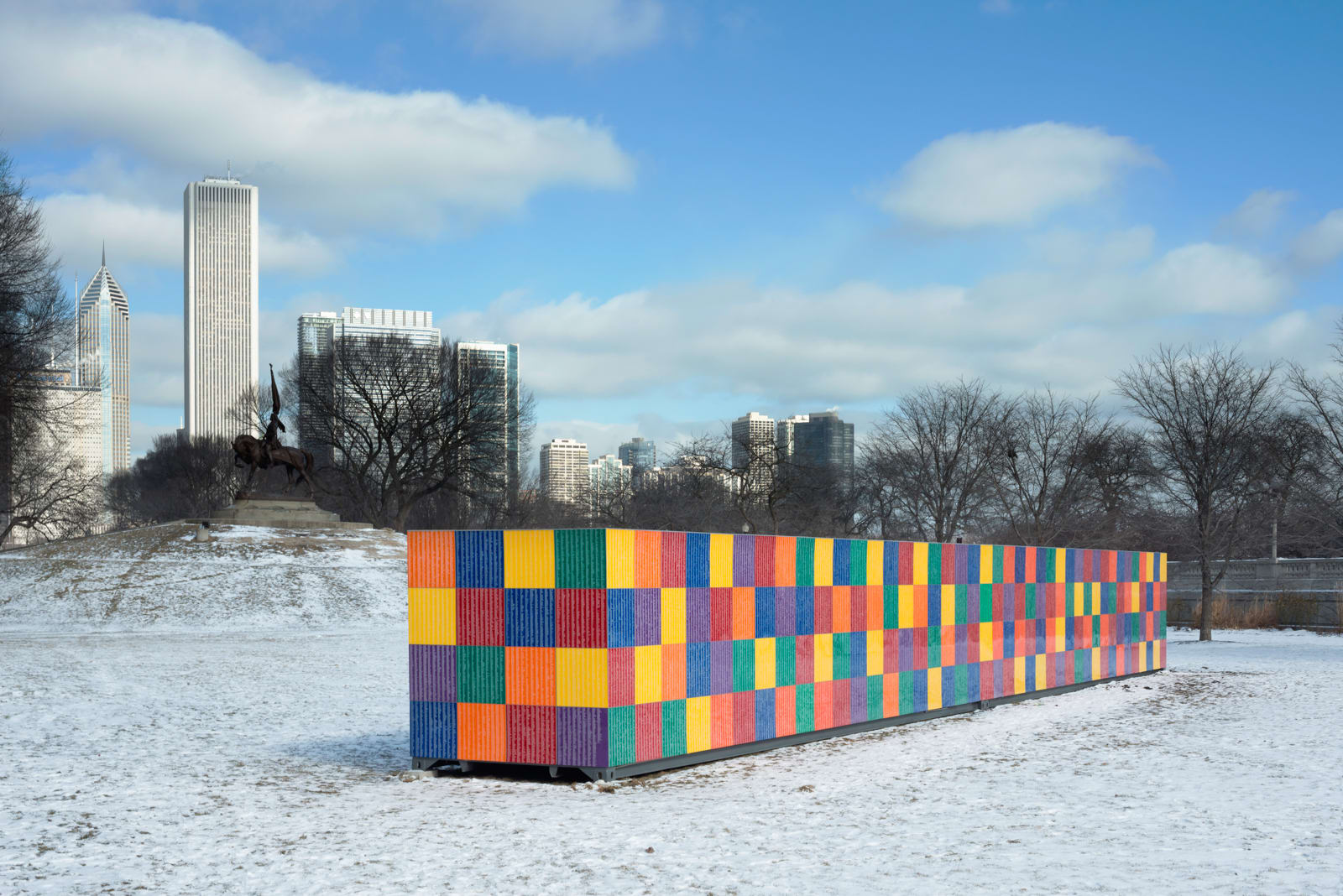 Tony Tasset, Artist Monument, 2014