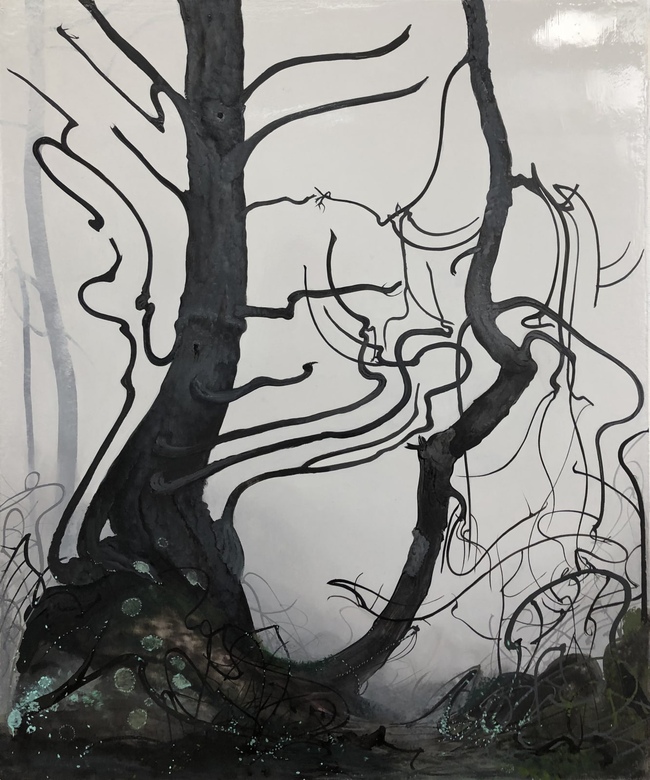 Inka Essenhigh, Pine and Spruce, 2018