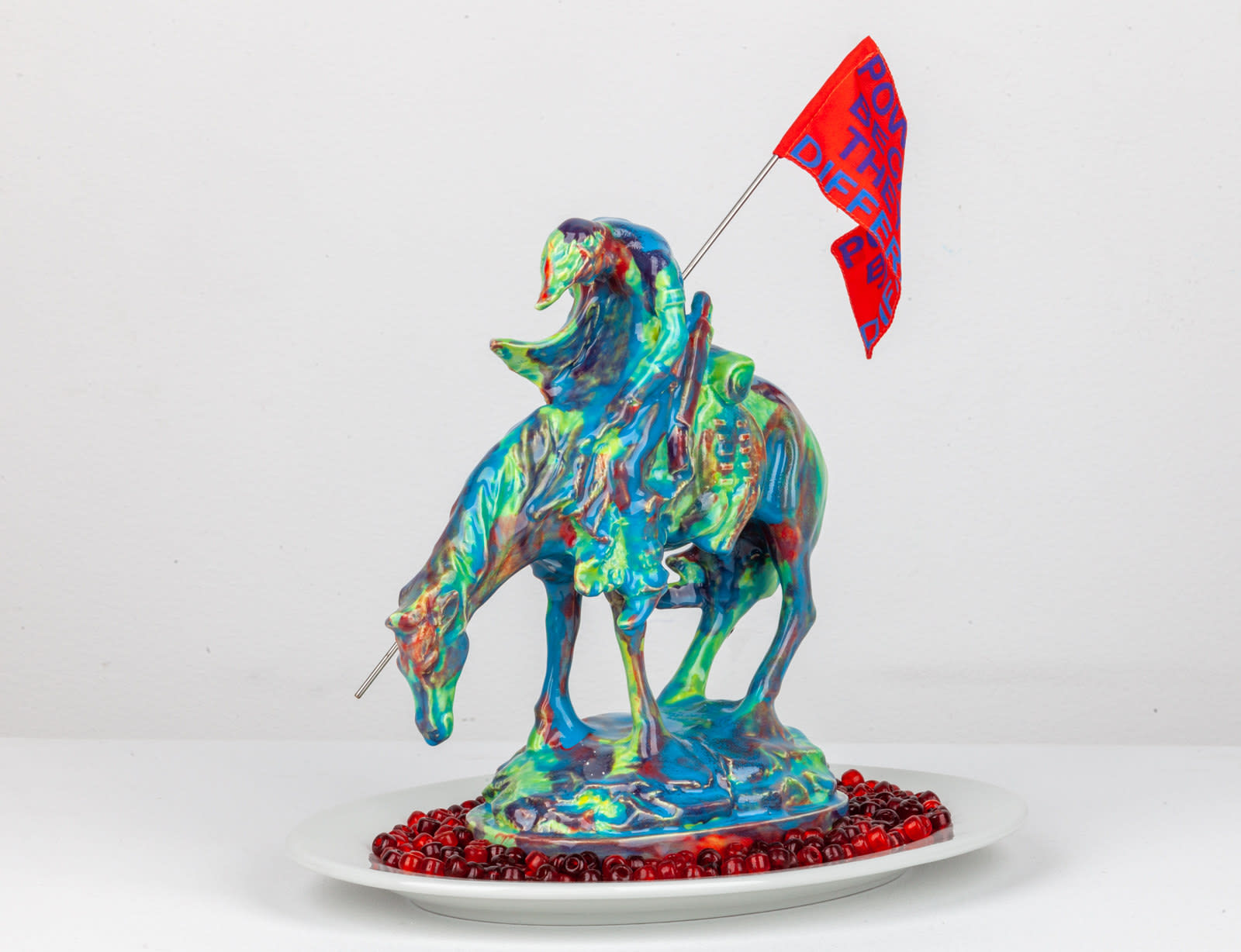 Jeffrey Gibson, POWERFUL BECAUSE THEY’RE DIFFERENT , 2021