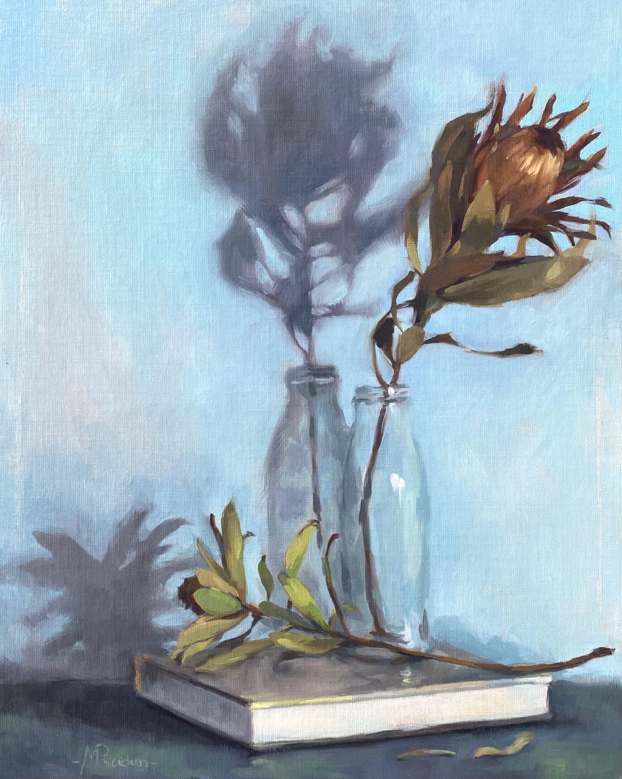 Artist in Residence Maria Radun's still life 'First Impressions Last' as featured in her exhibition 'Grounded' at kellilundberg.art.