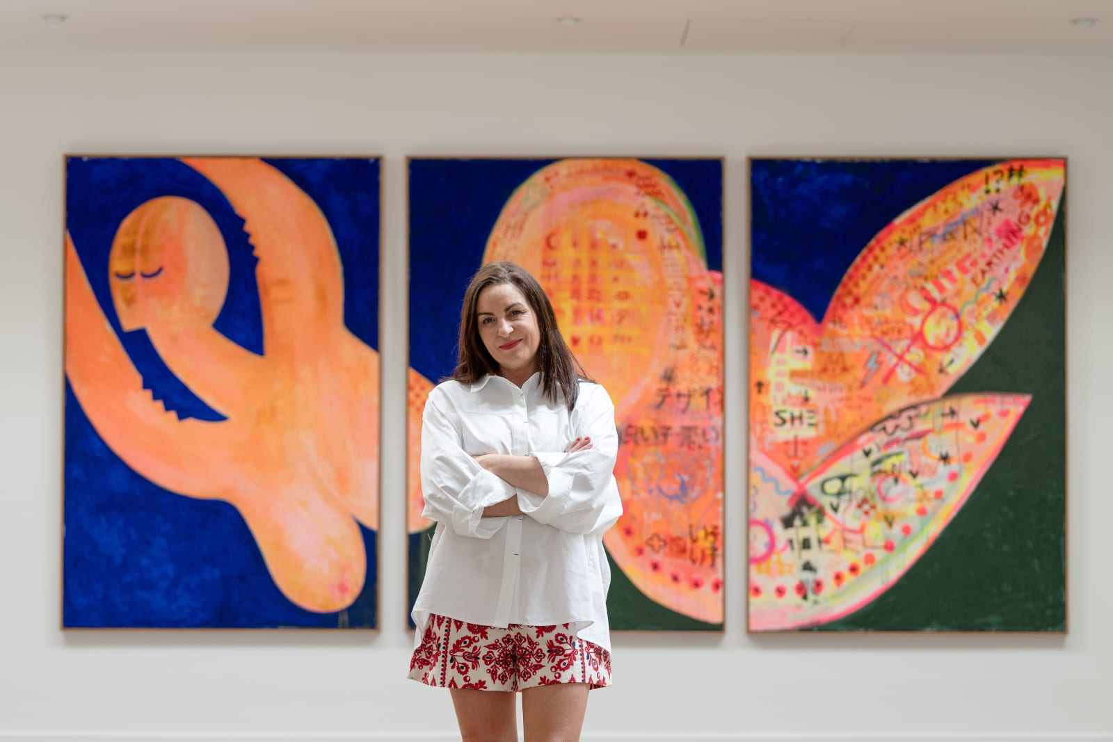 Jackie Green, Ocean Girl (Triptych), 2025