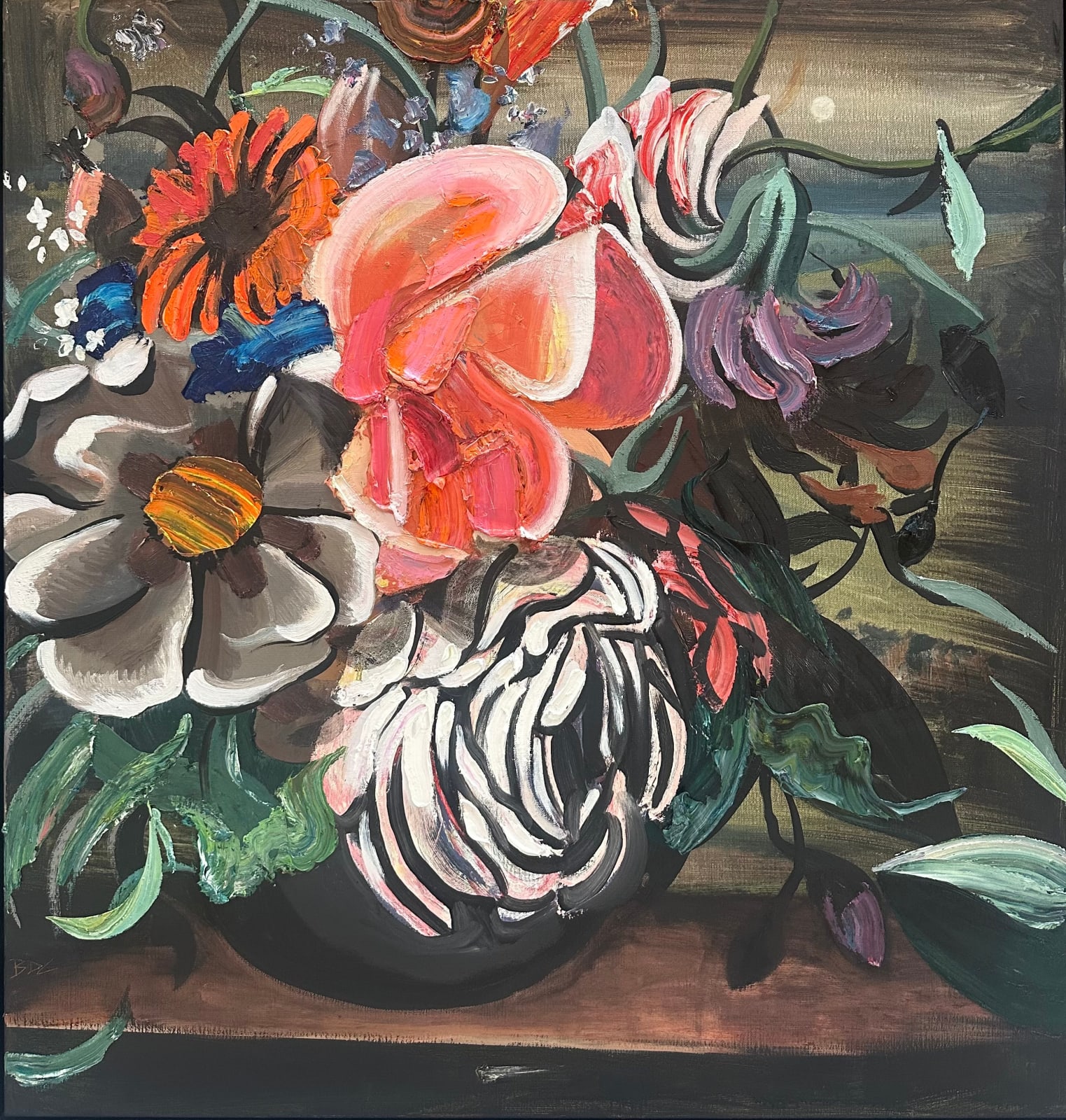 Baden Croft, Still Life with Poppy, 2024