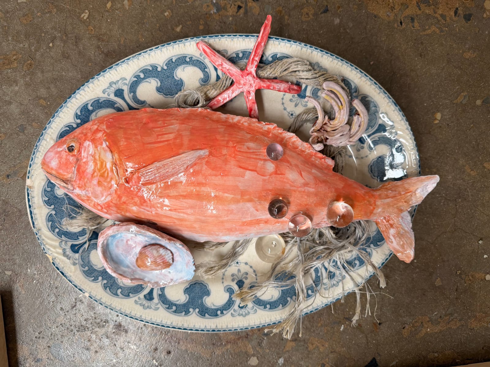 Julie Hamilton, Snapper Plate, 2025