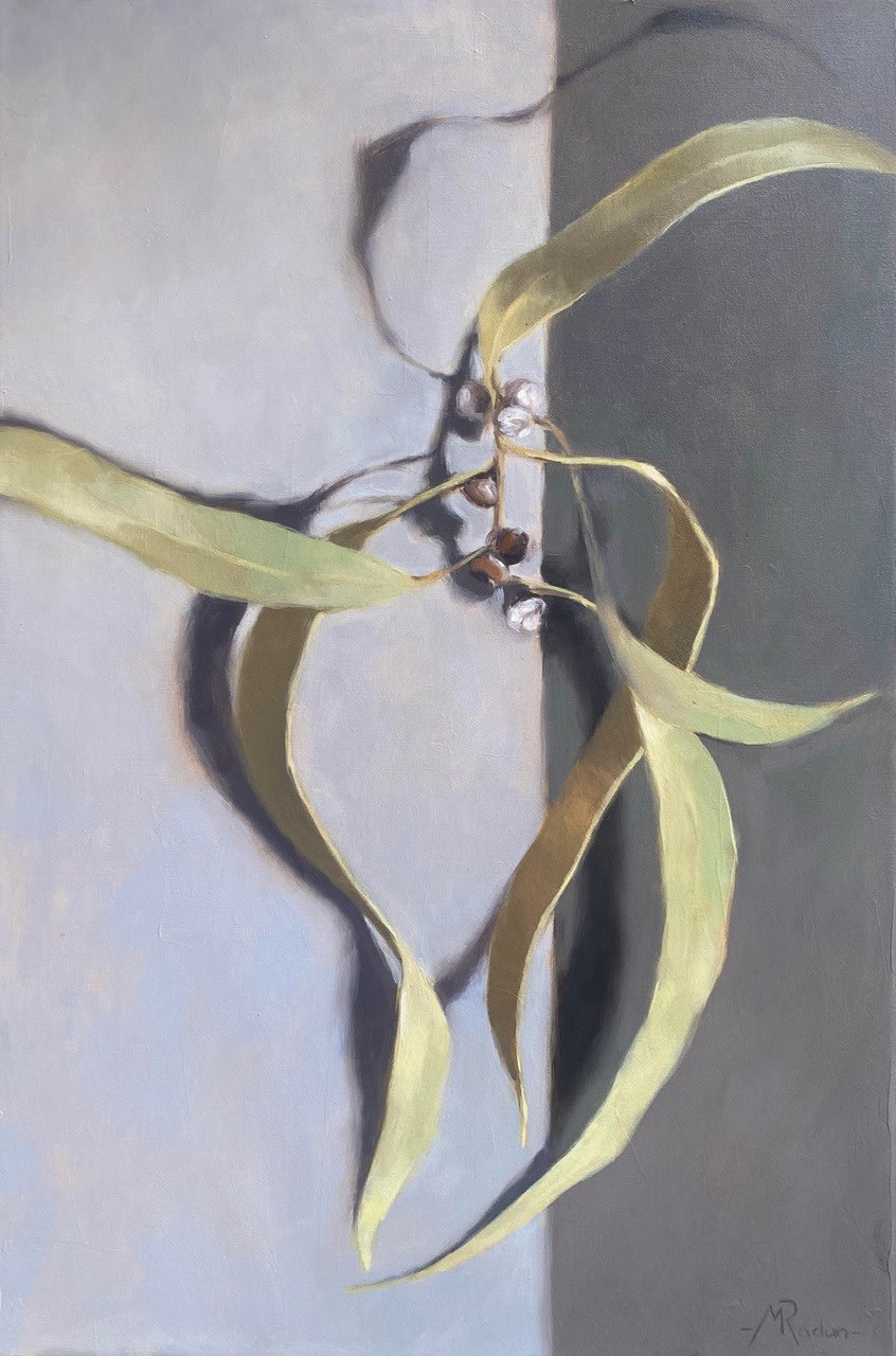 Artist in Residence Maria Radun's still life 'Centred' as featured in her exhibition 'Grounded' at kellilundberg.art.