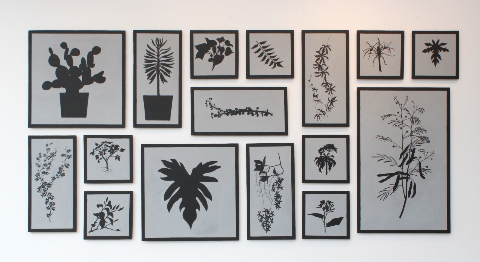 Charles Moreau, Botanical Salon Wall [16 pieces], 2024