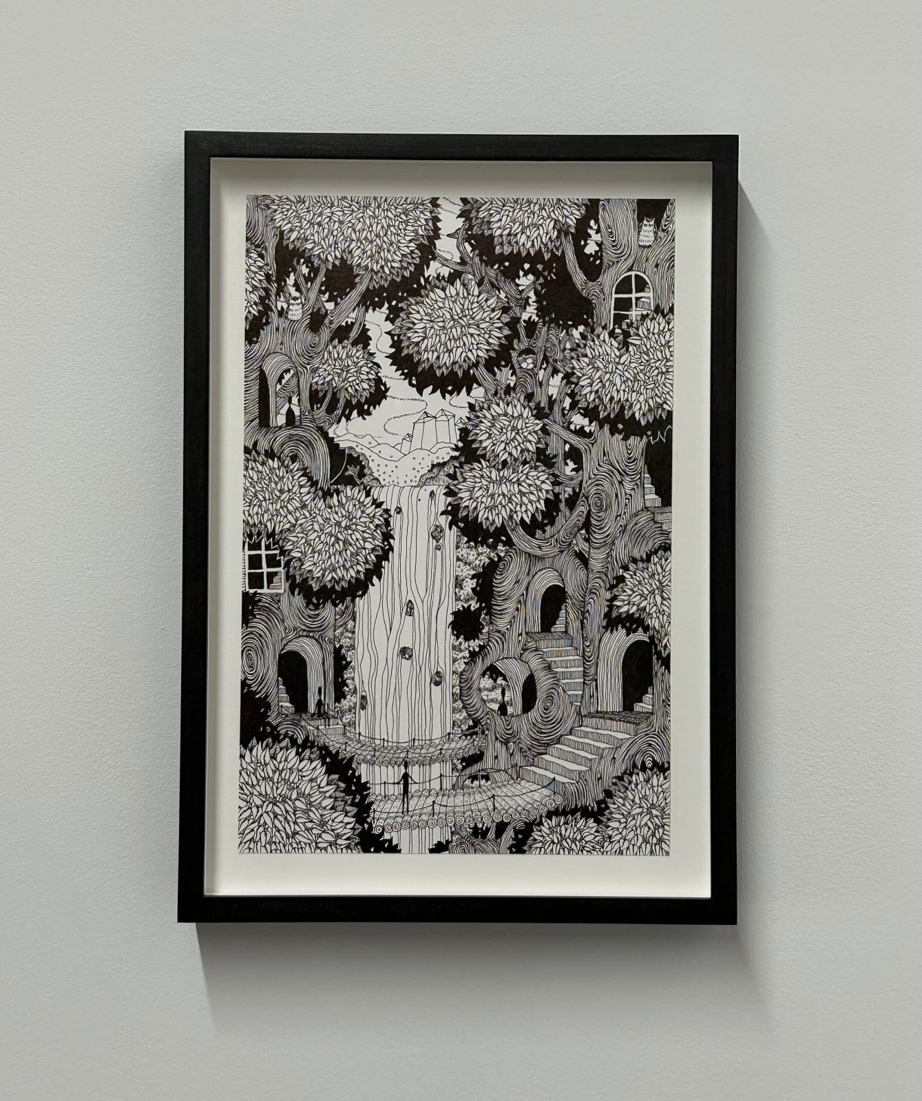 Michiyo Ihara, Soul Flowers #31 "Waterfall - forest life -", 2024