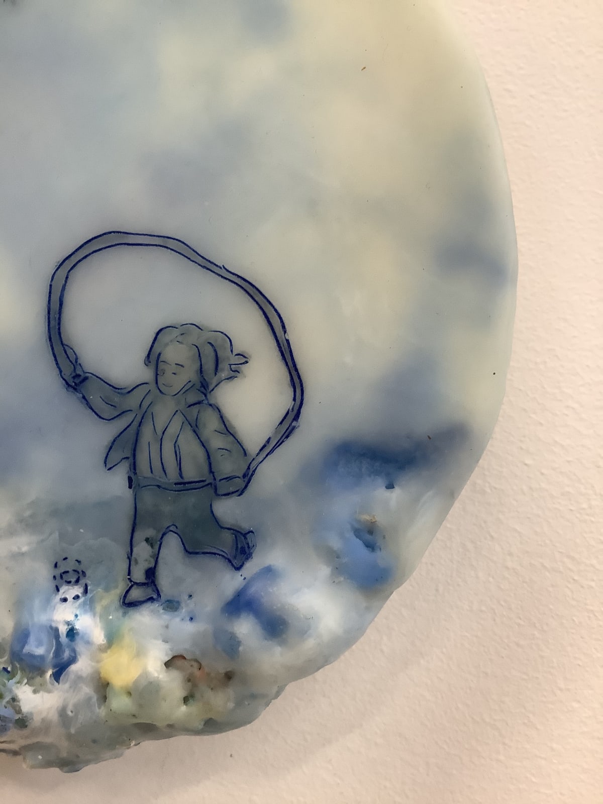 Cecile Chong, Jump In (in blue), 2019