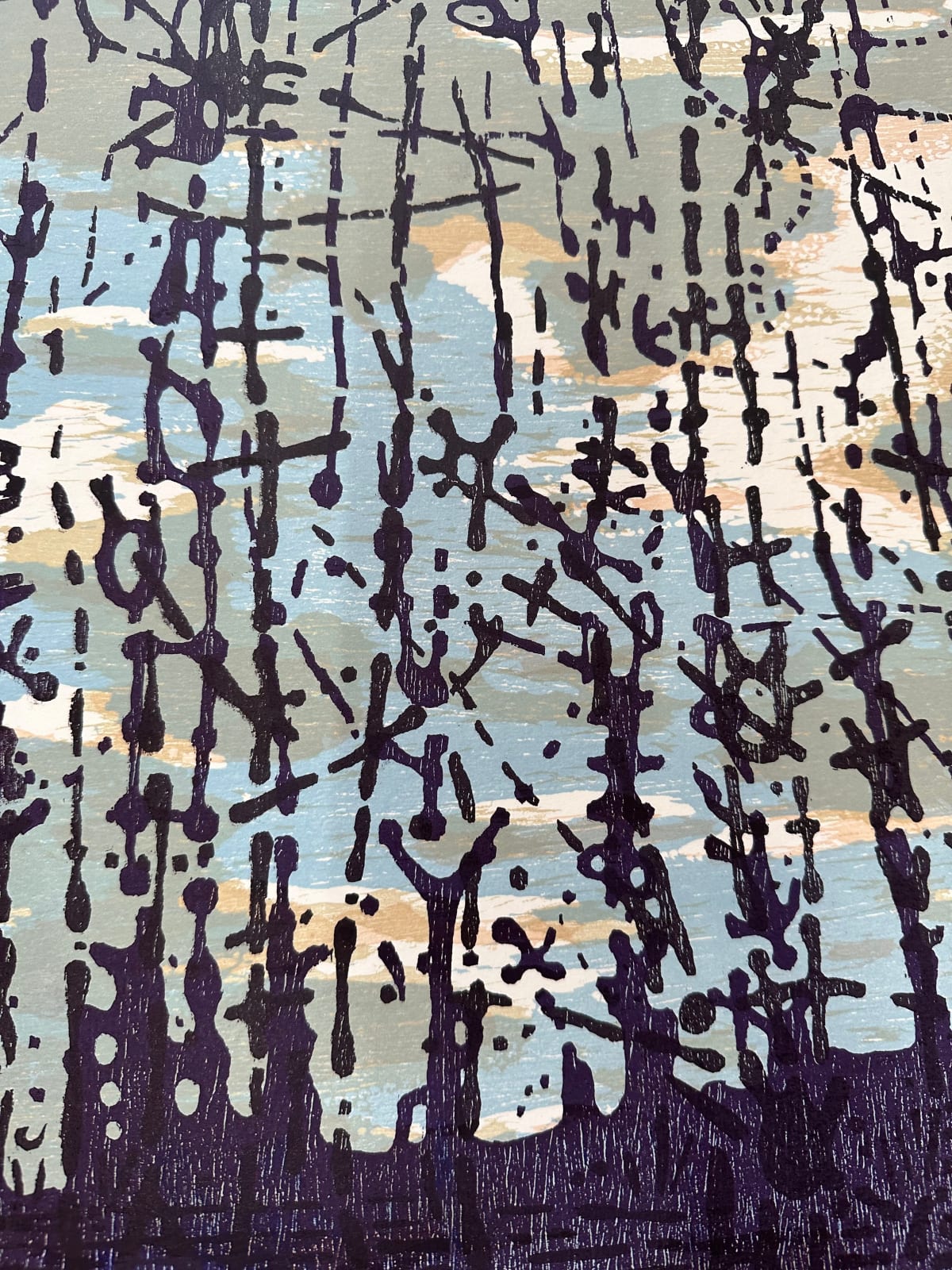 Eve Stockton, Clouds Trees variation 3, 2017