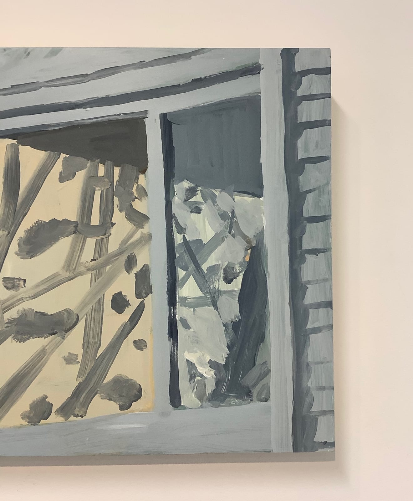 Sophie Treppendahl, Corsicana Window Study, Pink Sky, 2019