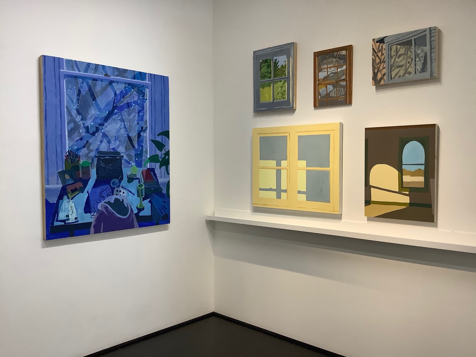 Sophie Treppendahl, Corsicana Window Study, Pink Sky, 2019