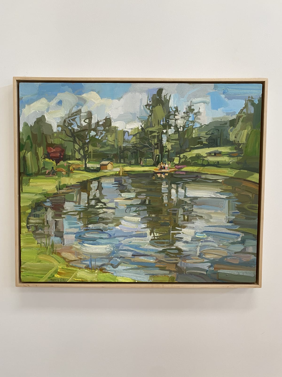 Francis Sills, Pond at the Farm, 2021