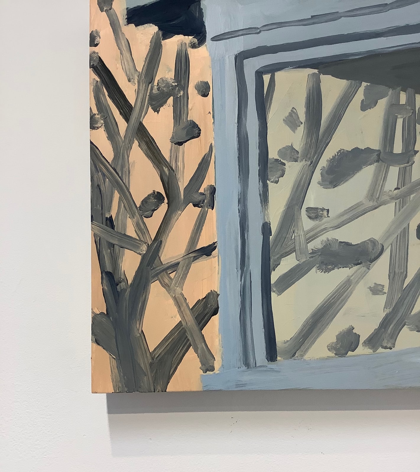 Sophie Treppendahl, Corsicana Window Study, Pink Sky, 2019