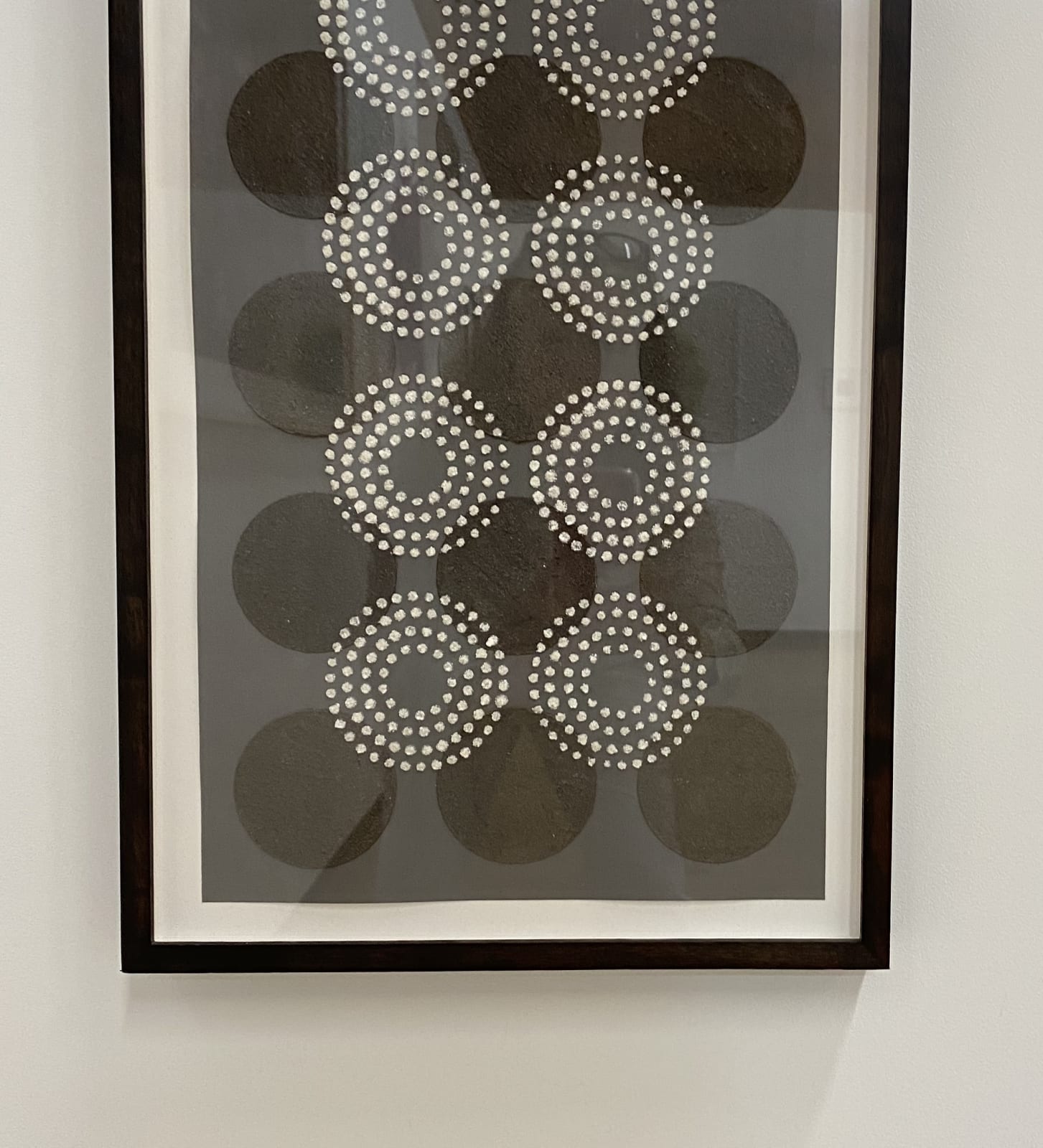 Eleanor White, Untitled (Black/White Dots), 2017