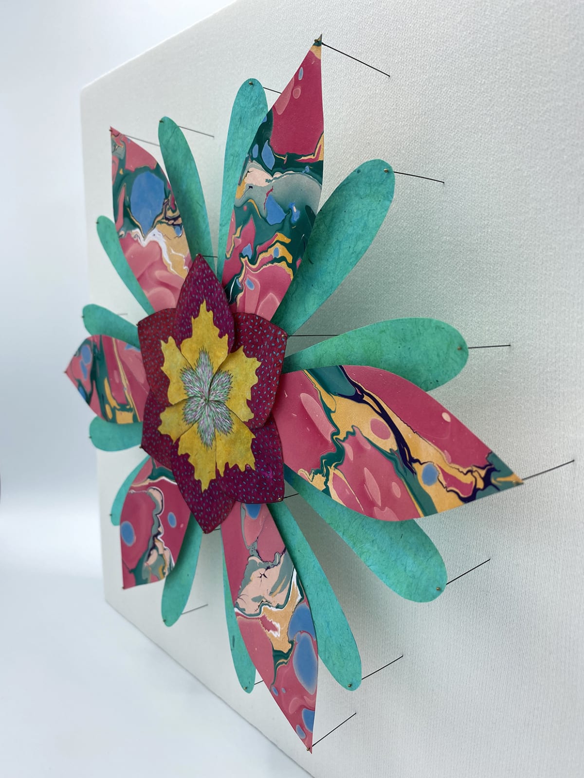 Jill Parisi, Paisleys and Thistles Star Flower, 2021