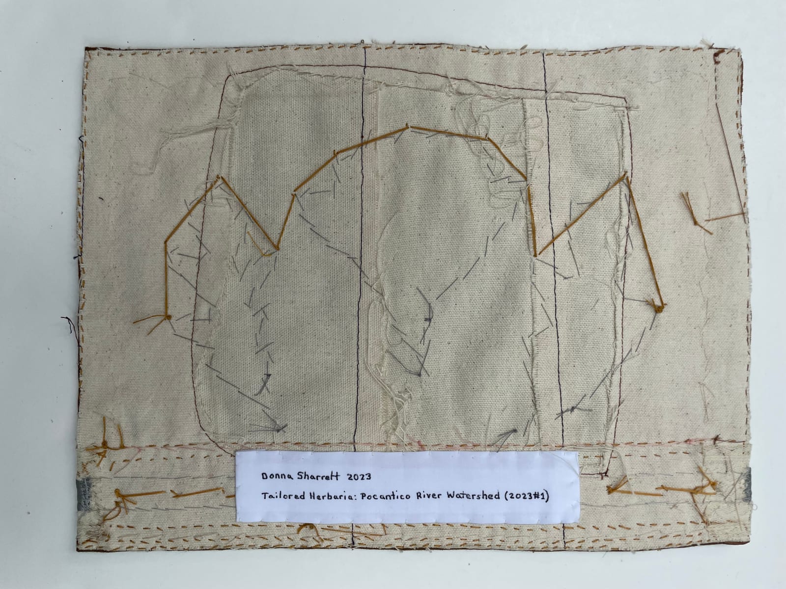 Donna Sharrett, Tailored Herbaria: Pocantico River Watershed (2023 #1), 2023
