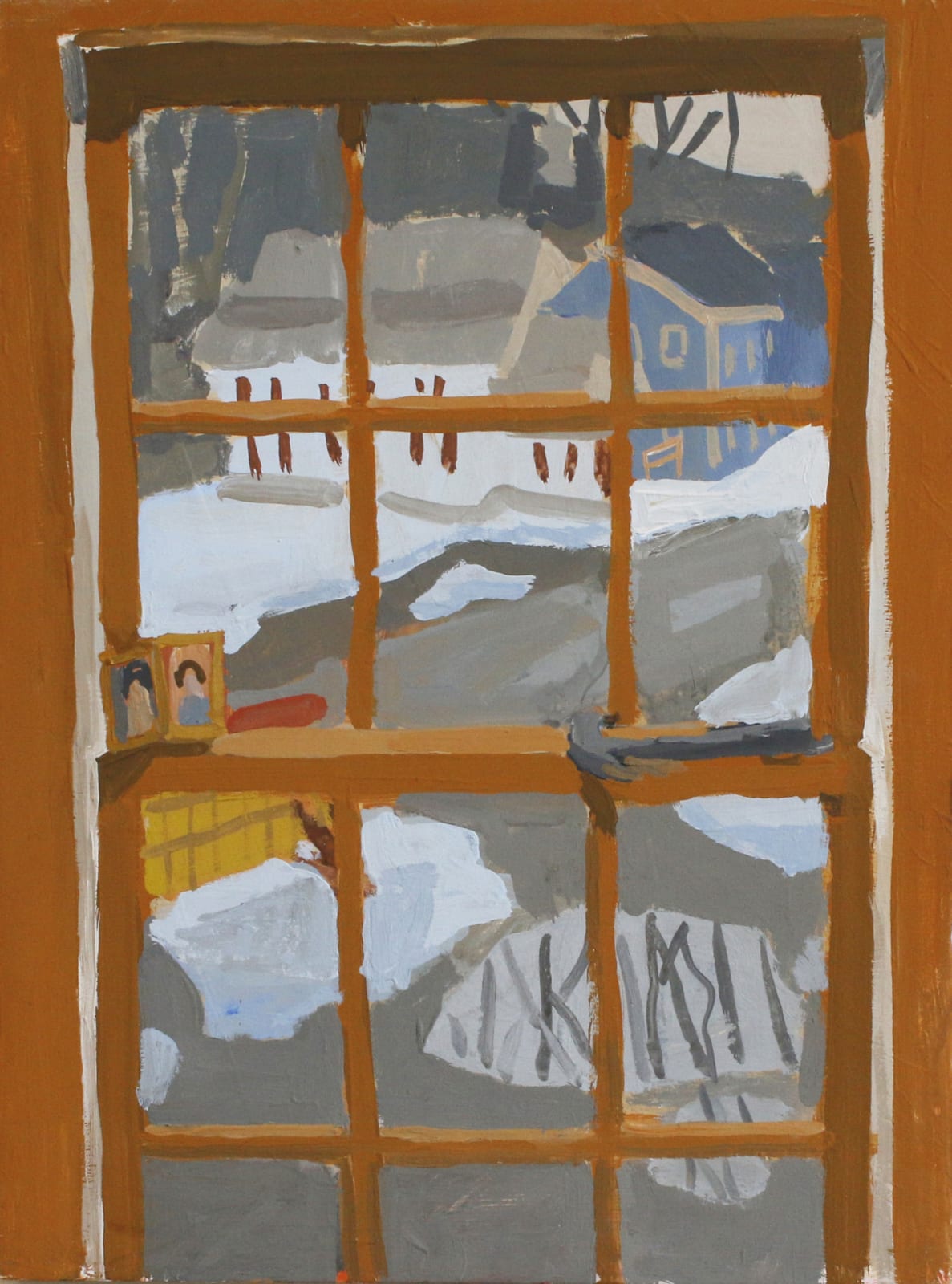 Sophie Treppendahl, Wassaic Studio Window, 2019