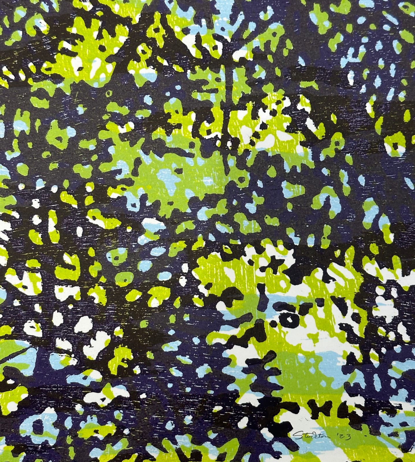 Eve Stockton, Woodland Skyscape variation 136, 2023