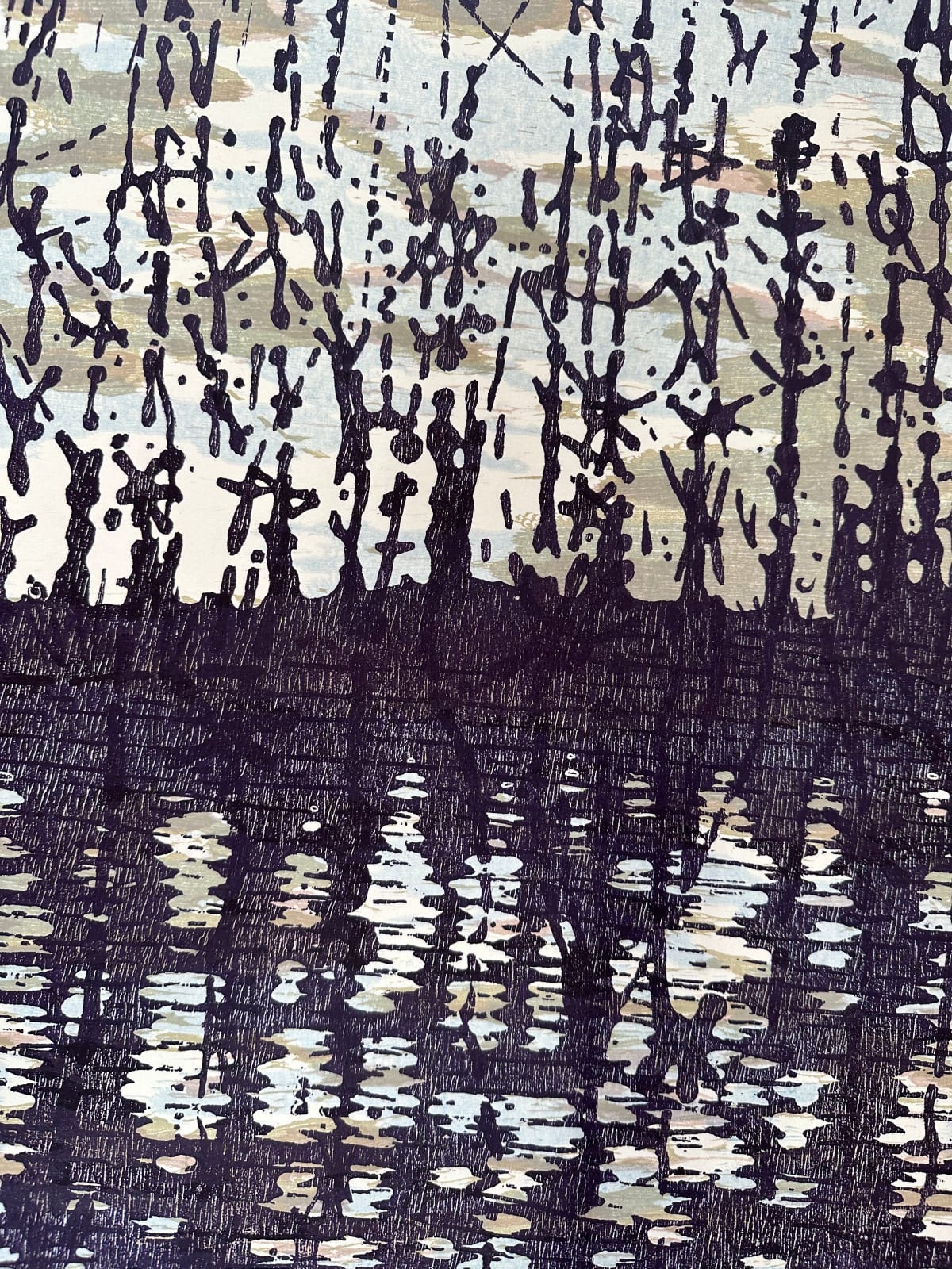 Eve Stockton, Clouds Trees variation 2, 2017