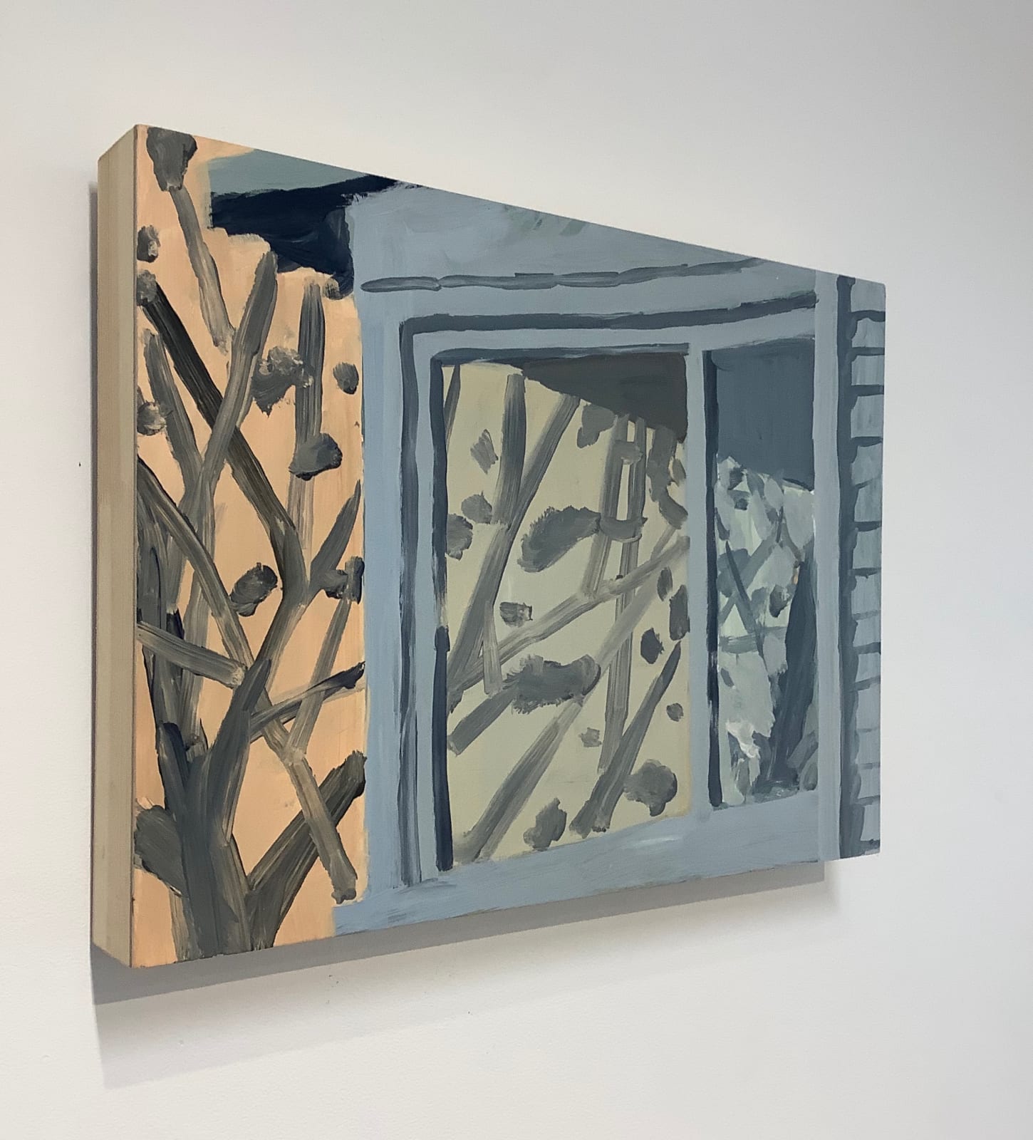 Sophie Treppendahl, Corsicana Window Study, Pink Sky, 2019