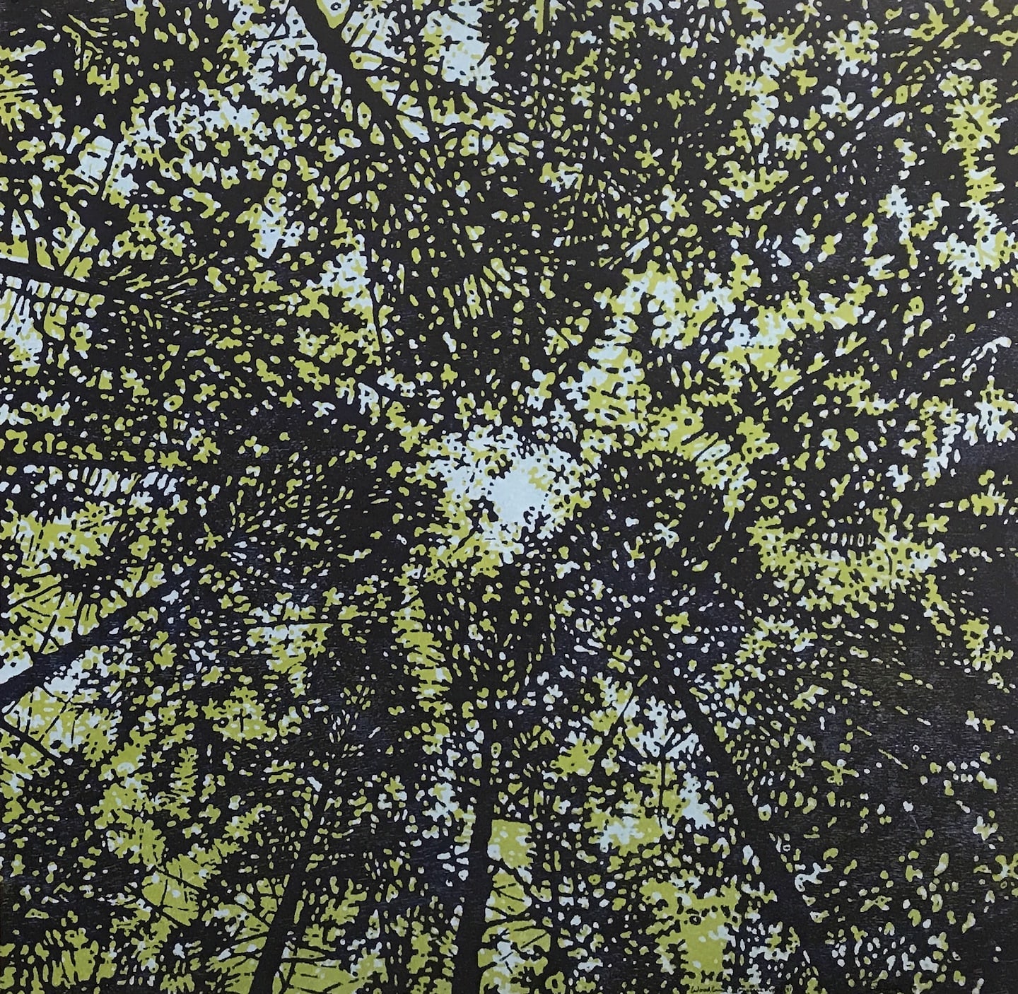 Eve Stockton, Woodland Skyscape variation 91, 2018