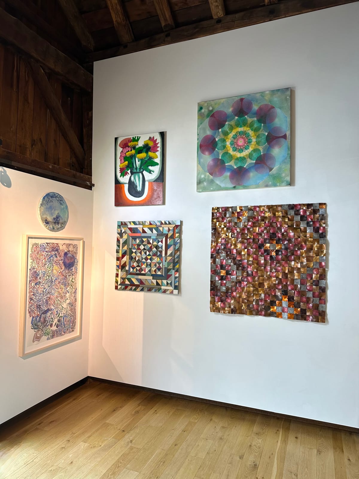 Matt Barter, Mason Jar with Dandelions, 2024