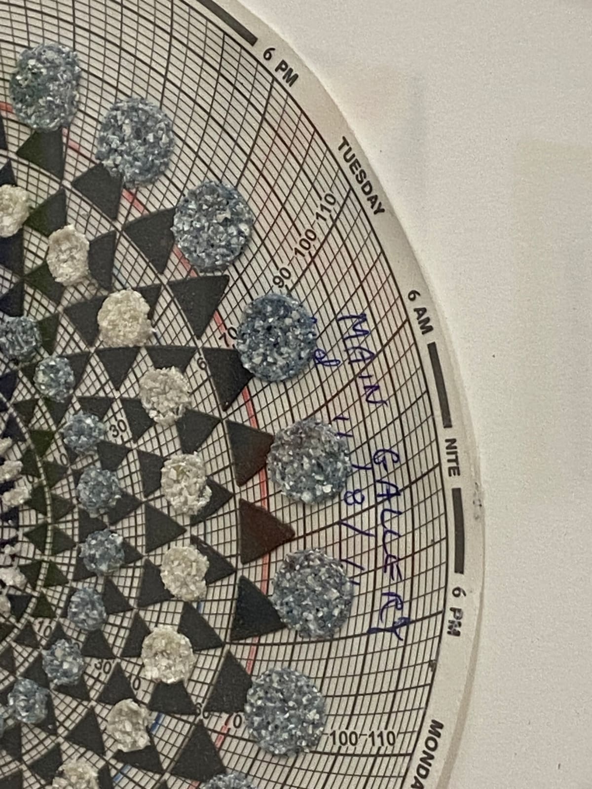 Eleanor White, Untitled (graph mandala) 012 (variation 2), 2020