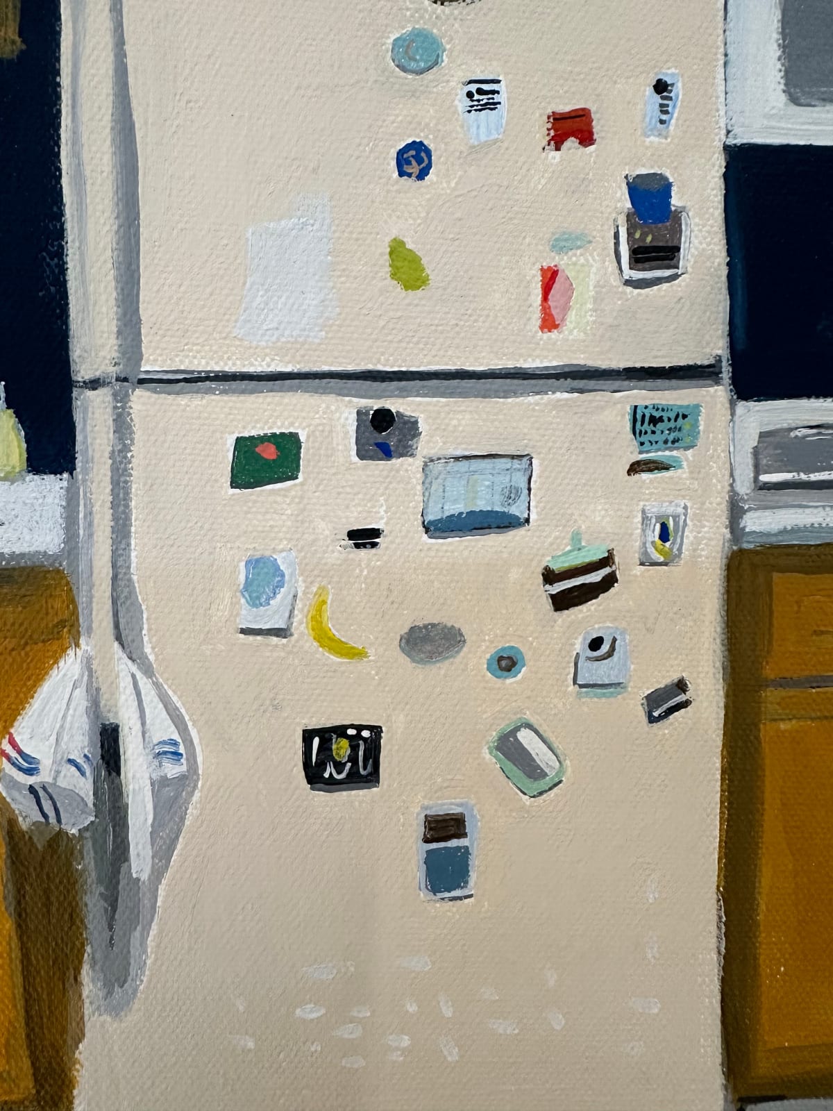 Polly Shindler, Peach Refrigerator, 2021