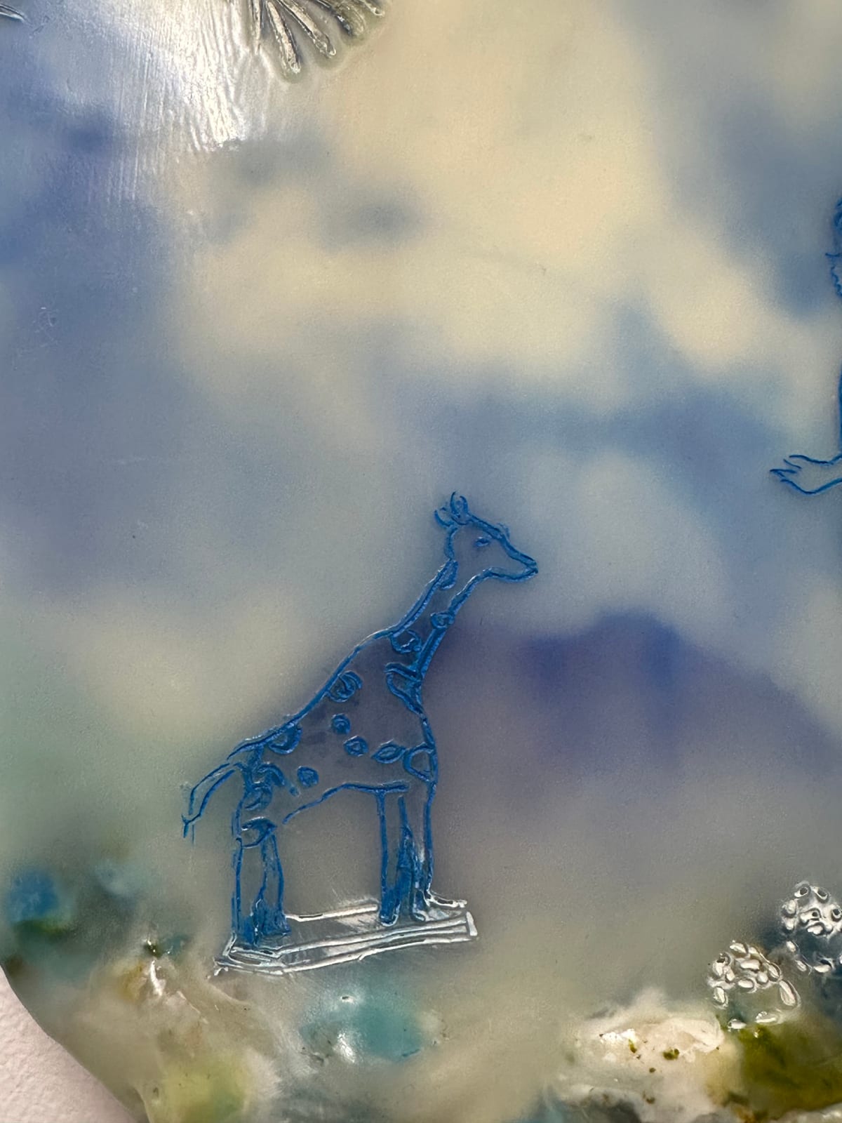 Cecile Chong, Captive Audience (in Blue), 2021