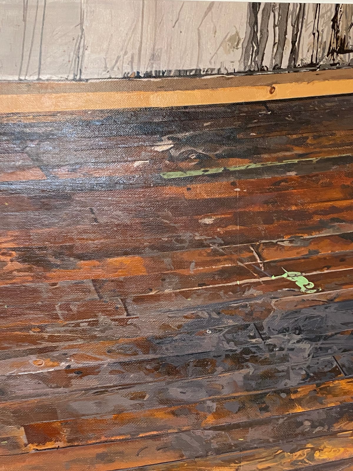 Brett Eberhardt, Studio Corner and Floor, 2018-'20