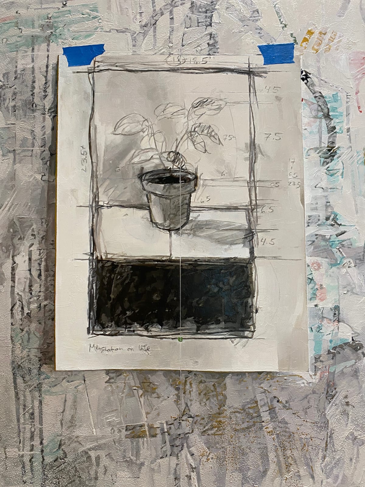 Brett Eberhardt, Elly's Drawing (Meditation on Life), 2021