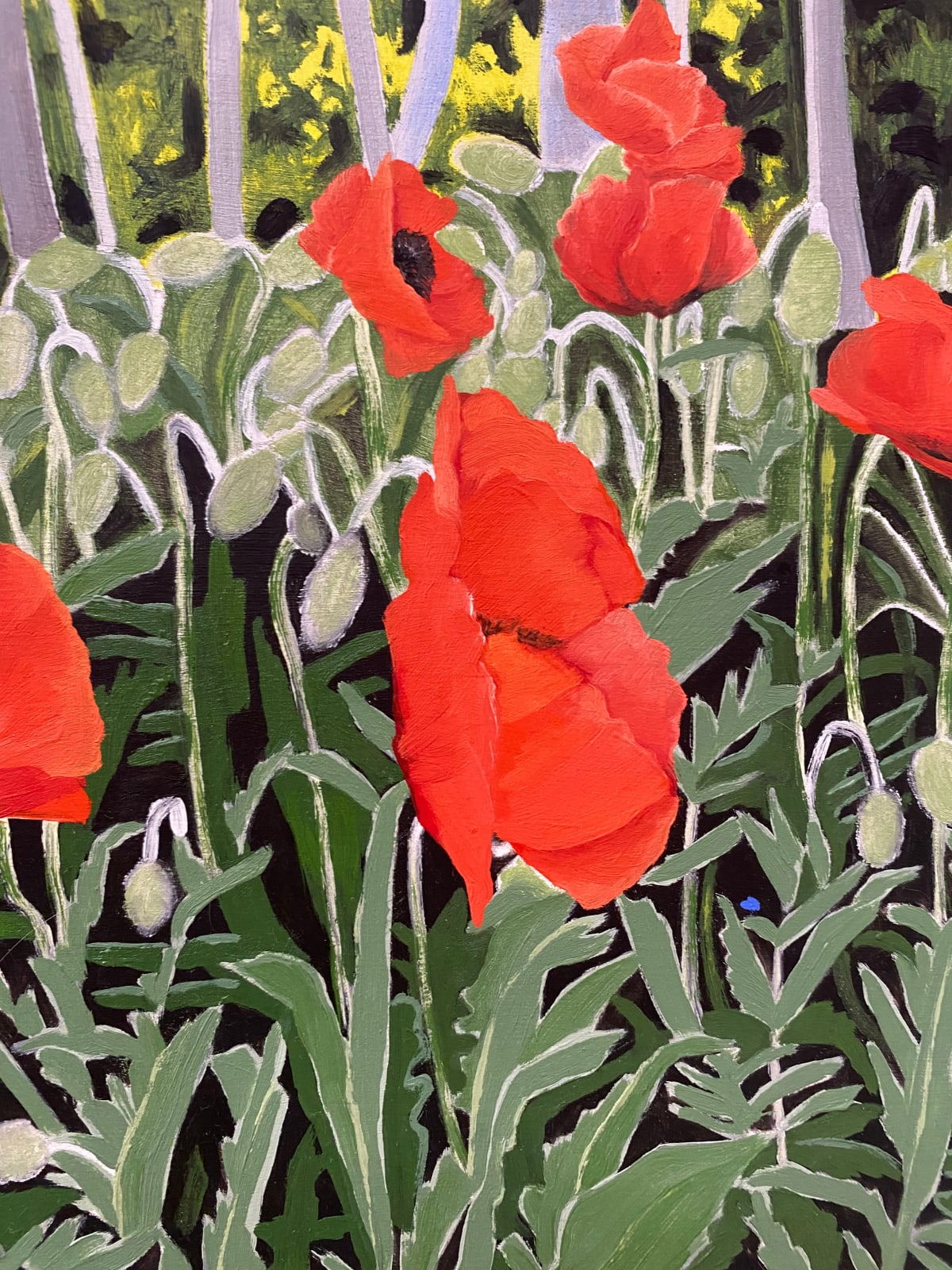 Amanda Acker, Post Office Poppies, 2021