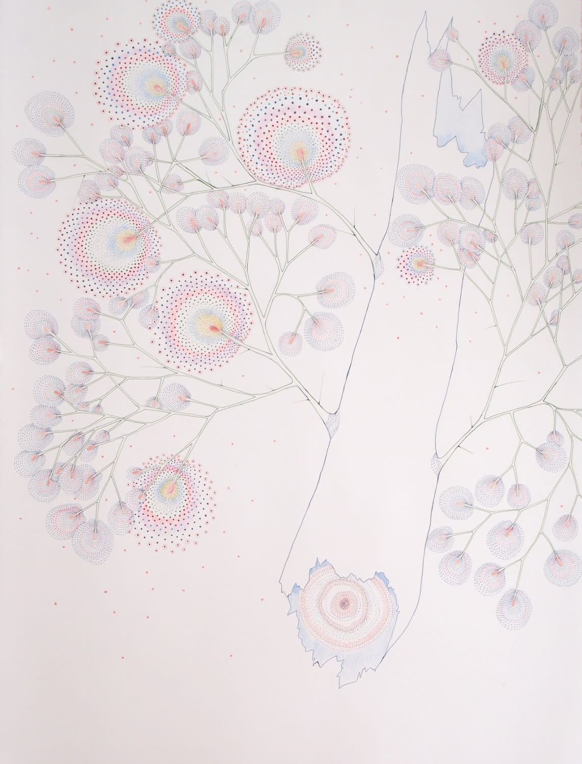 Sarah Morejohn, Broken Dandelion Tree, 2016