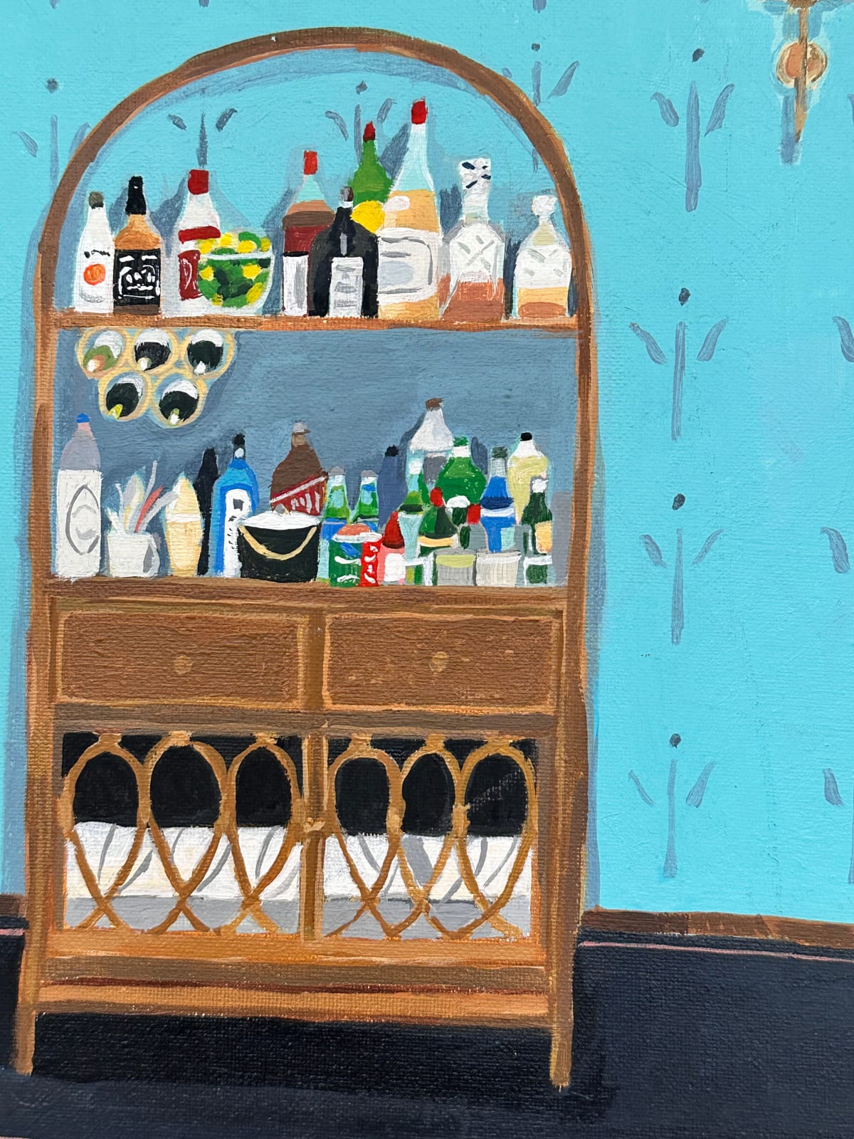 Polly Shindler, Wicker Bar, 2022