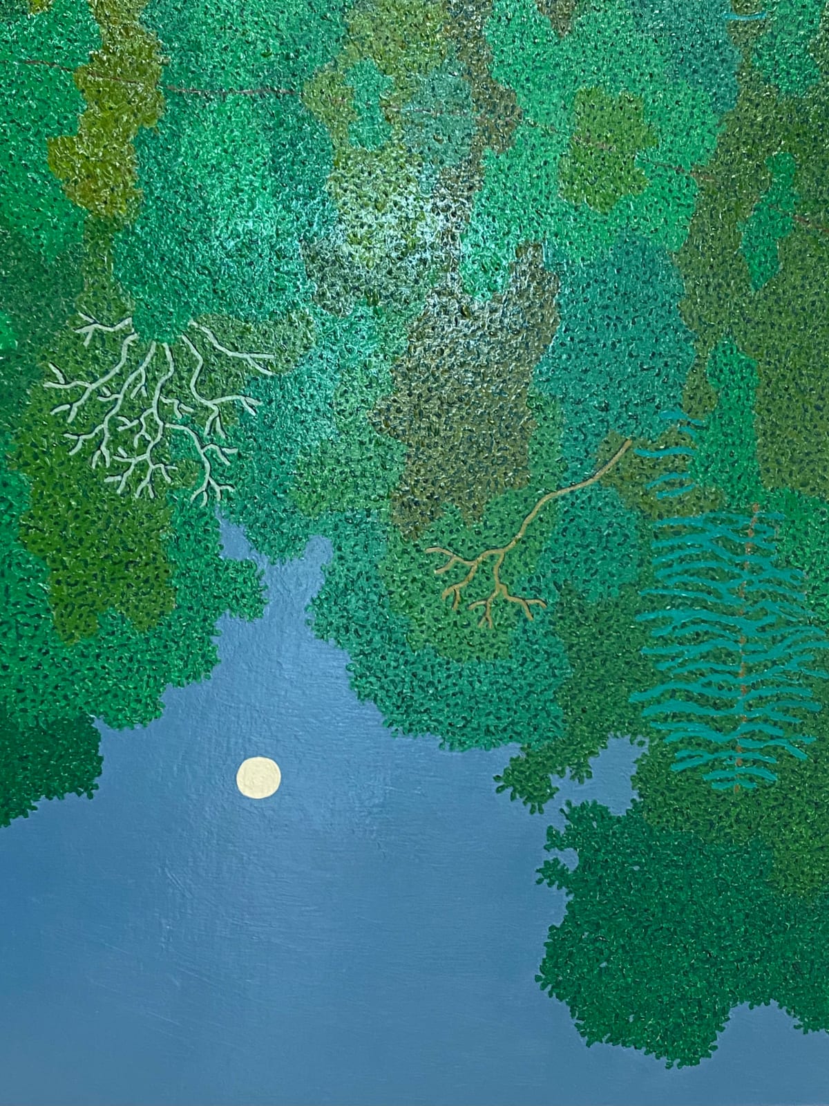 Gregory Hennen, Moon Illuminating Wyatt Pond July, 2022