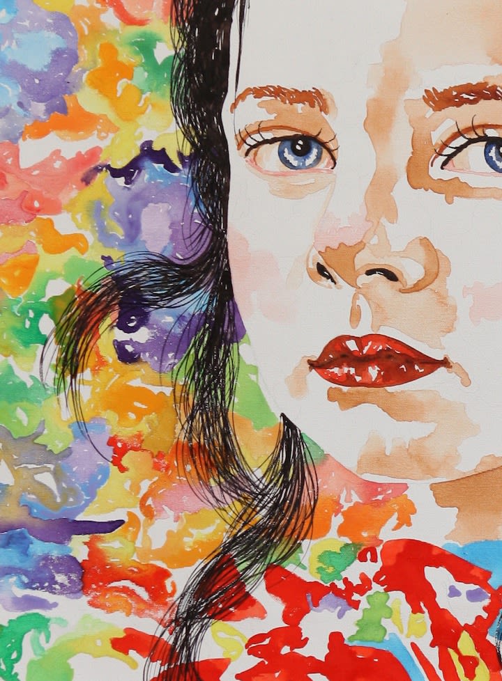 Carlos Gamez de Francisco, Portrait of a Young Girl, 2017